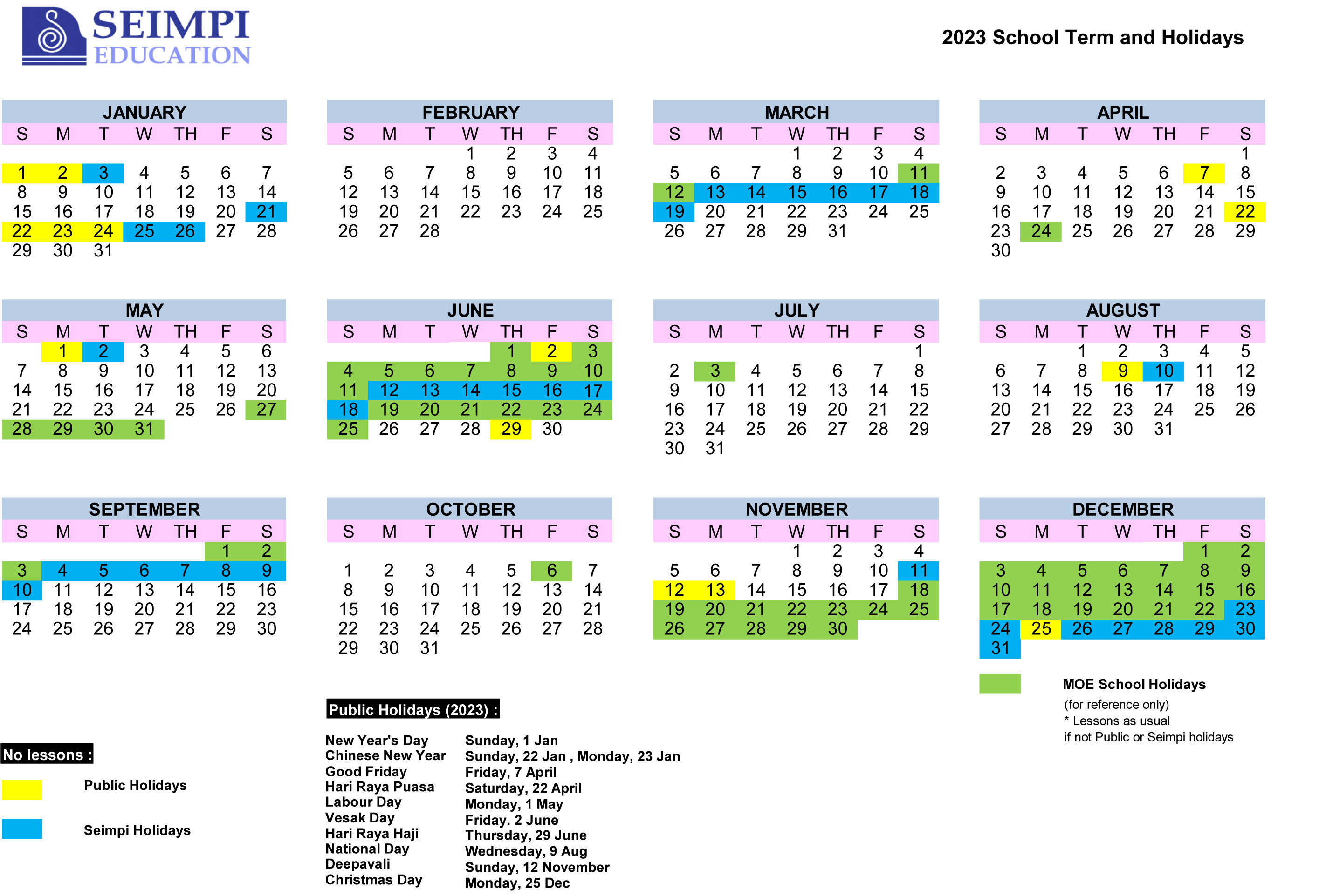 CALENDAR 2023 Web